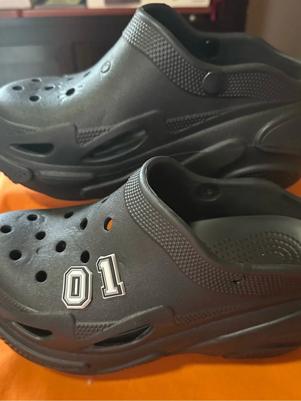 CROCS Platform Clog in Black